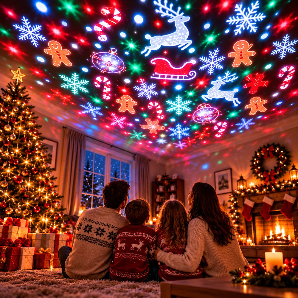 JULPROJEKTOR MED TOMTE